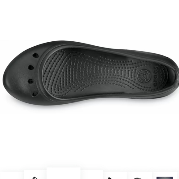 Crocs KADEE FLAT Black Size 8 Women's Ballerina Flats - Picture 5 of 5
